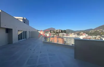 Apartamento cobertura linear em agriões, teresópolis/rj