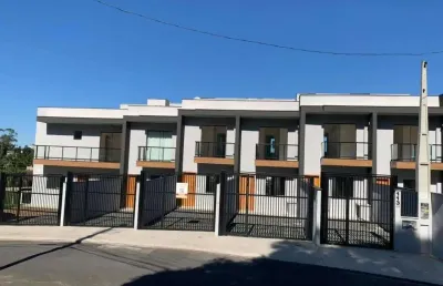 Sobrado geminado no anita garibaldi com 2 quartos para venda, 71 m²