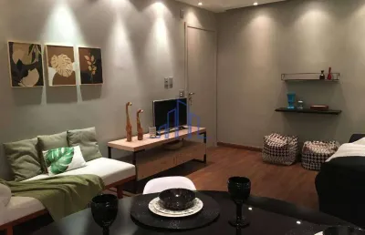 Apartamento mobiliado, 3 quartos à venda, 72 m² por r$ 748.000 - alphaville
