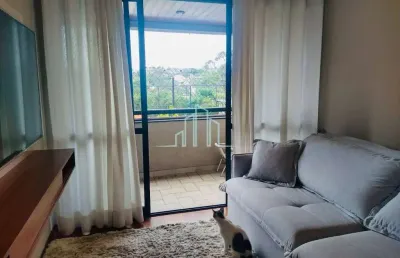 Apartamento mobiliado 90m² com 3 dormitórios a venda e aluguel - alphaville