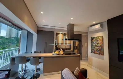 Apartamento mobiliado com 102 m², à venda por r$ 1.195.000- alphaville