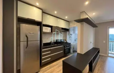Apartamento mobiliado, 50m² - aluguel por r$ r$ 4.200,00 - alphaville/sp
