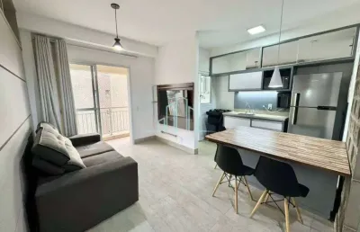 Apartamento mobiliado, 50 m² - aluguel por r$ r$ 4.100,00 - alphaville/sp