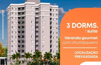 Apartamento com 3 dormitórios - lançamento  -  mogi guaçu miami residence