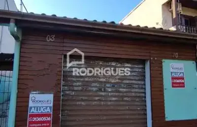 Ponto comercial para alugar na rua amadeo rossi, 70, morro do espelho, são leopoldo por r$ 1.100