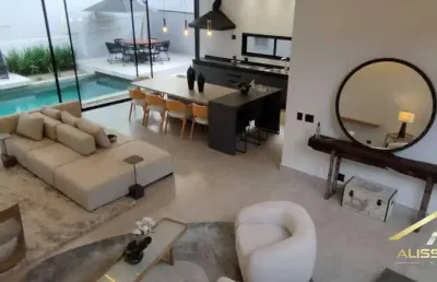 Maravilhosa casa nova à venda no residencial 4 - alphaville, 360m².