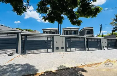 Sobrado novo, 3 suítes, sala ampla, imóvel novo, 129m².