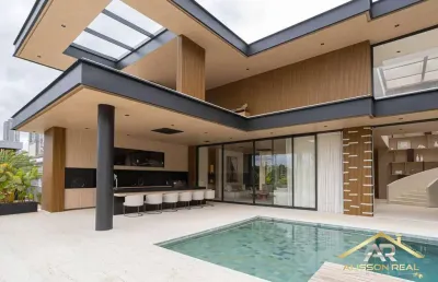 Casa de alto padrão, com 5 sts, sauna, academia, 1.050m² - barueri - sp.