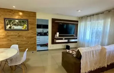 Lindo apto de 81m², com 2 quartos, 1 suíte e 2 vagas em alphaville - sp.