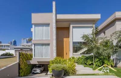 Linda casa moderna, 500m², mobiliada, 5 suítes, 3 vagas em alphaville - sp.