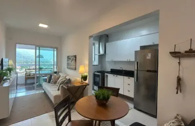 Lindo apartamento 1 suíte pé na areia no flórida praia grande