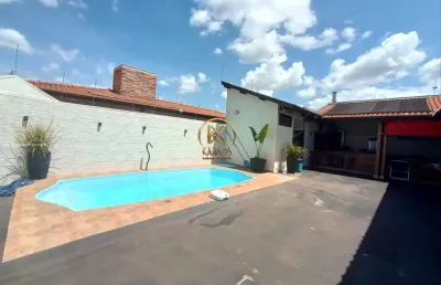 Casa para venda em barra bonita, jardim das orquídeas, 3 dormitórios, 1 suíte, 4 banheiros, 2 vagas