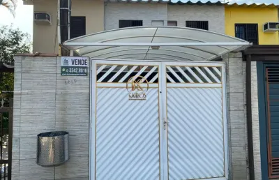 Sobrado para venda em guarujá, conceiçãozinha, 3 dormitórios, 1 suíte, 3 banheiros, 1 vaga