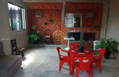 Casa sobreposta para venda em guarujá, sítio paecara (vicente de carvalho), 3 dormitórios, 2 suítes, 3 banheiros, 1 vaga