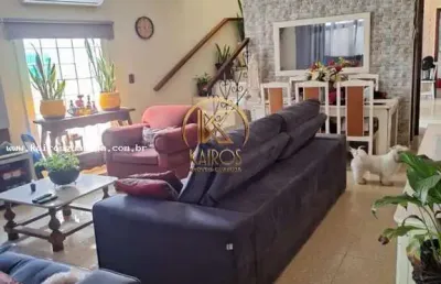 Sobrado para venda em guarujá, vila santo antônio, 3 dormitórios, 3 banheiros, 3 vagas
