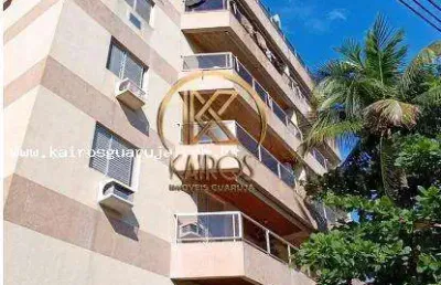 Apartamento para venda em guarujá, jardim três marias, 3 dormitórios, 2 suítes, 1 banheiro, 1 vaga