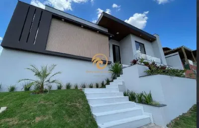 Casa térrea, 3 suites - condomínio reserva são nicolau - atibaia