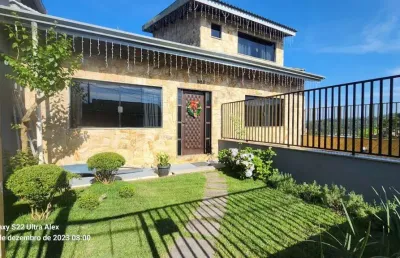 Casa com 5 quartos para alugar na regente feijó, 228, roncon, ribeirão pires, 279 m2 por r$ 6.500