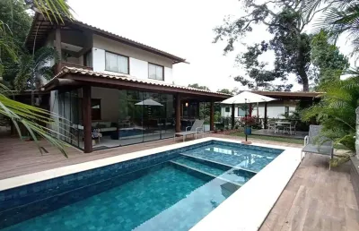 Casa em condomínio para venda em mata de são joão, praia do forte, 4 dormitórios, 4 suítes, 5 banheiros, 3 vagas
