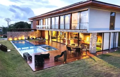 Casa em condomínio para venda em mata de são joão, praia do forte, 6 dormitórios, 6 suítes, 7 banheiros, 6 vagas