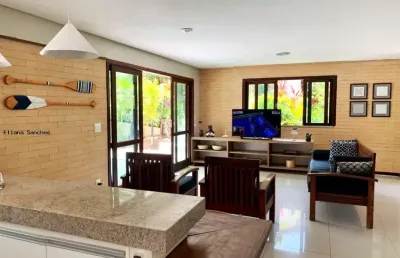 Casa em condomínio para venda em mata de são joão, praia do forte - açu da torre, 4 dormitórios, 4 suítes, 5 banheiros, 3 vagas
