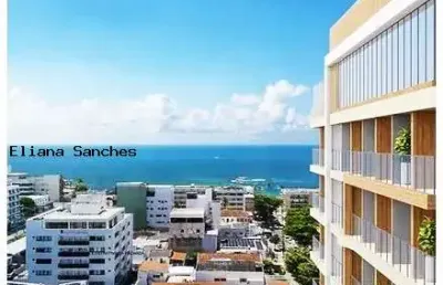 Apartamento para venda em salvador, ondina, 1 dormitório, 1 suíte, 1 banheiro, 1 vaga