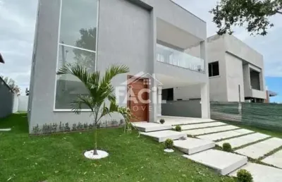 Casa em condomínio fechado com 4 quartos à venda na Avenida Talma Rodrigues Ribeiro, Boulevard Lagoa, Serra