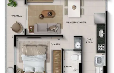 Apartamento em coqueiral de itaparica - vila velha es