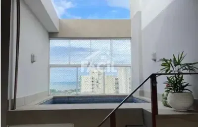 Locação - cobertura mobiliada com vista para o mar – jd camburi