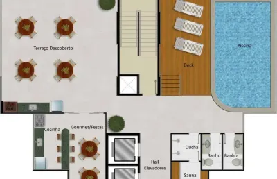 Apartamento com 3 quartos à venda na Rua Goiânia, Itapuã, Vila Velha