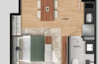 Apartamento com 1 quarto à venda na Rua Desembargador Sampaio, Praia do Canto, Vitória