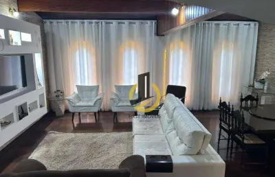 Sobrado à venda - 225m² - 3 dormitórios (1 suíte) - 4 banheiros - 3 vagas - em santo andré