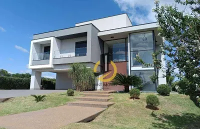 Casa à venda no condomínio residencial fazenda alvorada - terreno 1000m² - 560m² - 5 suítes - 6 vagas