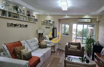 Apartamento à venda no edifício kaikoura- 134m² - 3 dormitórios (2 suítes) - sacada - 3 vagas - em são bernardo do campo