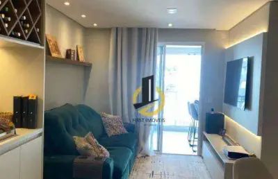 Apartamento à venda no condomínio edifício domani - 67m² - 2 suítes - varanda gourmet - 1 vaga - em são bernardo do campo
