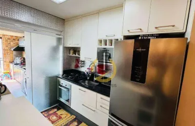 Apartamento garden à venda no condomínio sports village ipiranga - 84m² - 2 dormitórios (1 suíte) - varanda gourmet - ar condicionado - 1 vaga
