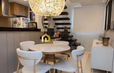 Ed. spazio saragoza - apartamento 2 quartos, sendo uma suíte. duplex com churrasqueira a carvão
