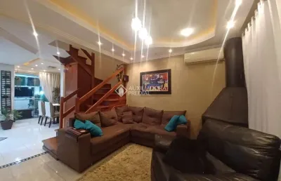 Casa em condomínio fechado com 2 quartos para alugar na avenida santos ferreira, 1180, marechal rondon, canoas, 80 m2 por r$ 2.900