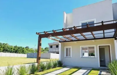 Casa em condomínio fechado com 3 quartos para alugar na estrada jorge pereira nunes, 478, campo novo, porto alegre, 125 m2 por r$ 3.500