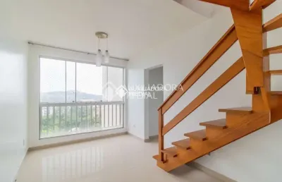 Cobertura com 2 quartos para alugar na rua jataí, 865, cristal, porto alegre, 130 m2 por r$ 3.100