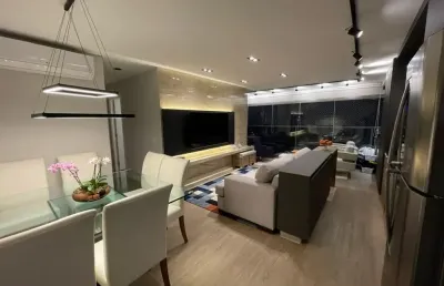 Apartamento mobiliado à venda na vila romana, com 69 m², 2 dormitórios e 2 vagas determinadas