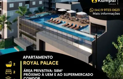 Apartamento com 2 quartos à venda na rua ernesto mariucci, 366, jardim aclimação, maringá, 58 m2 por r$ 457.381