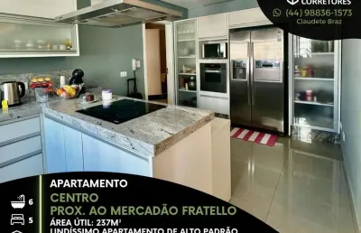 Lindíssimo apartamento de alto padrão disponível para venda no centro de maringá