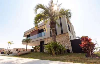 Sobrado alto padrão com 5 dormitórios à venda, 480 m² por r$ 6.500.000,00 - condomínio villa dos pinheiros - indaiatuba/sp