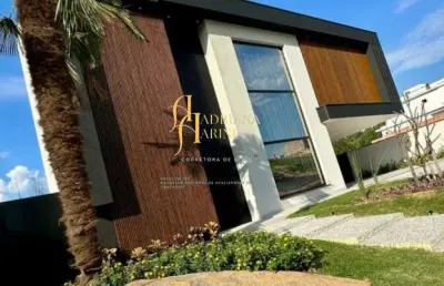Sobrado alto padrão, com 5 dormitórios à venda, 410 m² por r$ 6.000.000,00 - condomínio villa dos pinheiros - indaiatuba/sp