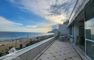 Cobertura duplex à venda de 5 quartos, 634m²  por r$ 22.000.000 em ipanema - rio de janeiro/rj.