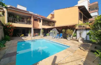 Casa duplex à venda de 5 quartos, 377m² por r$1.500.000 - freguesia - jacarepaguá - rio de janeiro / rj