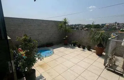 Cobertura com 2 dormitórios à venda, 96 m² por r$ 395.000,00 - jardim las vegas - santo andré/sp