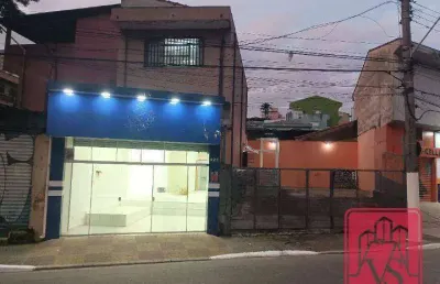 Salão, 192 m² - venda por r$ 1.800.000,00 ou aluguel por r$ 5.060,00/mês - centro - são bernardo do campo/sp