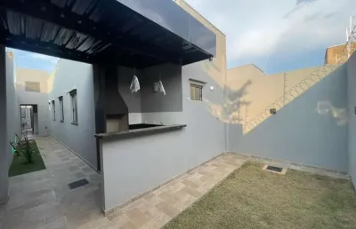 Casa para venda em campo grande, residencial aquarius i, 3 dormitórios, 1 suíte, 2 banheiros, 2 vagas